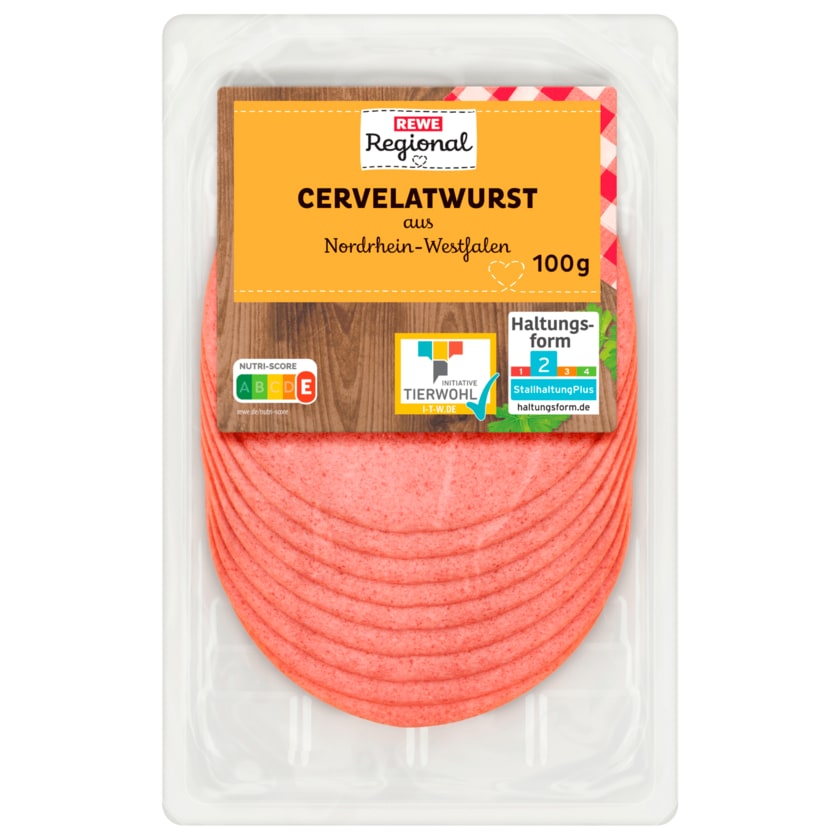 REWE Regional Cervelatwurst 100g